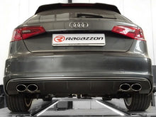 Sportschalldämpfer mit links/rechts je 2 Endrohren 108x70mm oval, inkl. (EG-) GENEHMIGUNG!