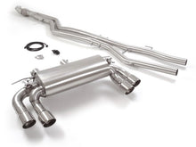 Catback-Anlage mit links/rechts je 2 Endrohren 90mm rund Sportline versetzt, mit integrierten Klappen, inkl. (EG-) GENEHMIGUNG!