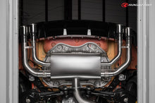 Komplettanlage mit links/rechts je 2 Endrohre 90mm rund Sportline versetzt, mit integrierten Klappen, inkl. (EG-) GENEHMIGUNG!