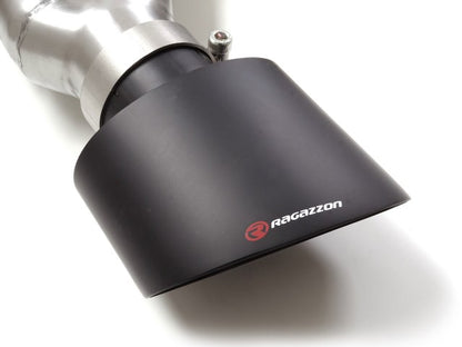 Komplettanlage mit links/rechts je 1 Endrohr 152x102mm oval black, mit integrierten Klappen, inkl. (EG-) GENEHMIGUNG!