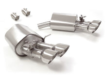 Sportschalldämpfer mit links/rechts je 2 Endrohren 102mm rund Sportline versetzt, mit integrierten Klappen, inkl. (EG-) GENEHMIGUNG!