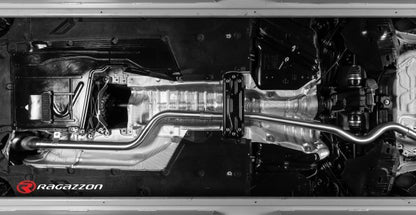 RACING Mittelschalldämpfer-Ersatzrohr, KEINE (EG-) GENEHMIGUNG!