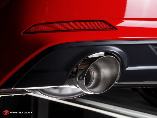 Sportschalldämpfer mit links/rechts je 1 Endrohr 102mm rund Sportline, inkl. (EG-) GENEHMIGUNG!