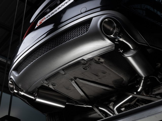 Sportschalldämpfer mit links/rechts je 1 Endrohr 102mm rund Sportline, inkl. (EG-) GENEHMIGUNG!