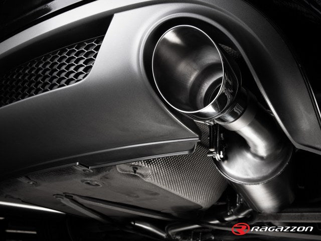 Sportschalldämpfer mit links/rechts je 1 Endrohr 102mm rund Sportline, inkl. (EG-) GENEHMIGUNG!