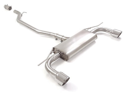 Sportschalldämpfer mit links/rechts je 1 Endrohr 102mm rund Sportline, inkl. (EG-) GENEHMIGUNG!