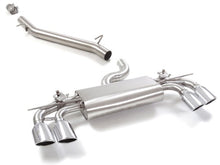 Komplettanlage mit links/rechts je 2 Endrohren 108x70mm oval, mit integrierten Klappen, inkl. (EG-) GENEHMIGUNG!