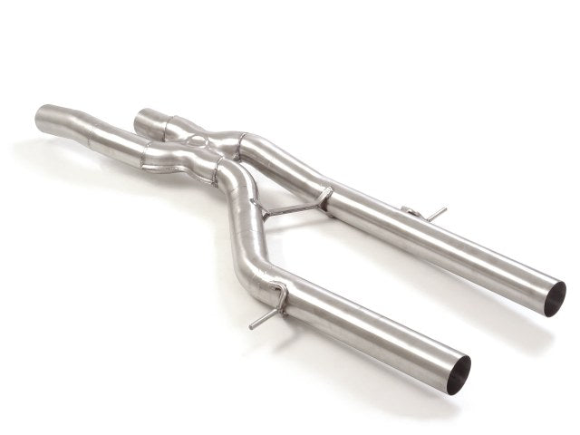 Catback-Anlage mit links/rechts je 2 Endrohren 90mm rund Sportline versetzt, mit integrierten Klappen, inkl. (EG-) GENEHMIGUNG!