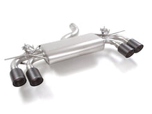 Sportschalldämpfer mit links/rechts je 2 Endrohren 100mm rund Carbon Shot, mit integrierten Klappen, inkl. (EG-) GENEHMIGUNG!