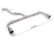 RACING Endschalldämpfer-Ersatzrohr mit links/rechts je 1 Endrohr 102mm rund Sportline, KEINE (EG-) GENEHMIGUNG!