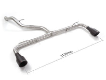 RACING Endschalldämpfer-Ersatzrohr mit links/rechts je 1 Endrohr 102mm rund Sportline black, KEINE (EG-) GENEHMIGUNG!