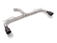 RACING Endschalldämpfer-Ersatzrohr mit links/rechts je 1 Endrohr 102mm rund Sportline black, KEINE (EG-) GENEHMIGUNG!