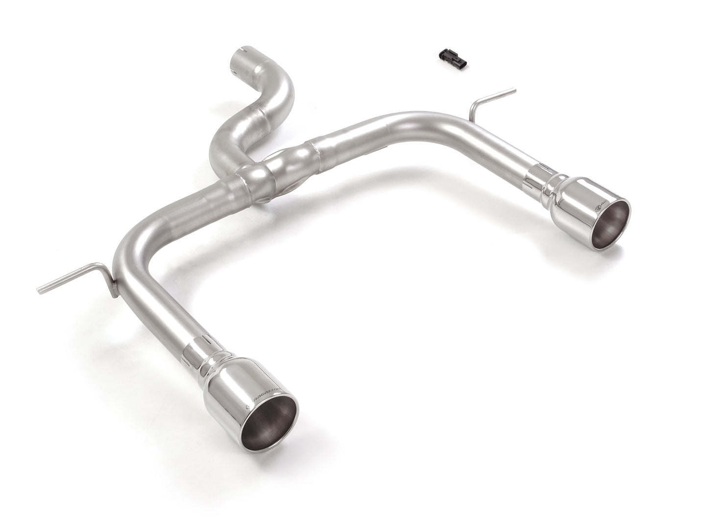 RACING Endschalldämpfer-Ersatzrohr mit links/rechts je 1 Endrohr 102mm rund, KEINE (EG-) GENEHMIGUNG!