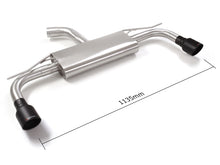 Sportschalldämpfer mit links/rechts je 1 Endrohr 102mm rund Sportline black, inkl. (EG-) GENEHMIGUNG!