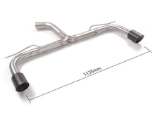 RACING Endschalldämpfer-Ersatzrohr mit links/rechts je 1 Endrohr 100mm rund Carbon Shot, KEINE (EG-) GENEHMIGUNG!