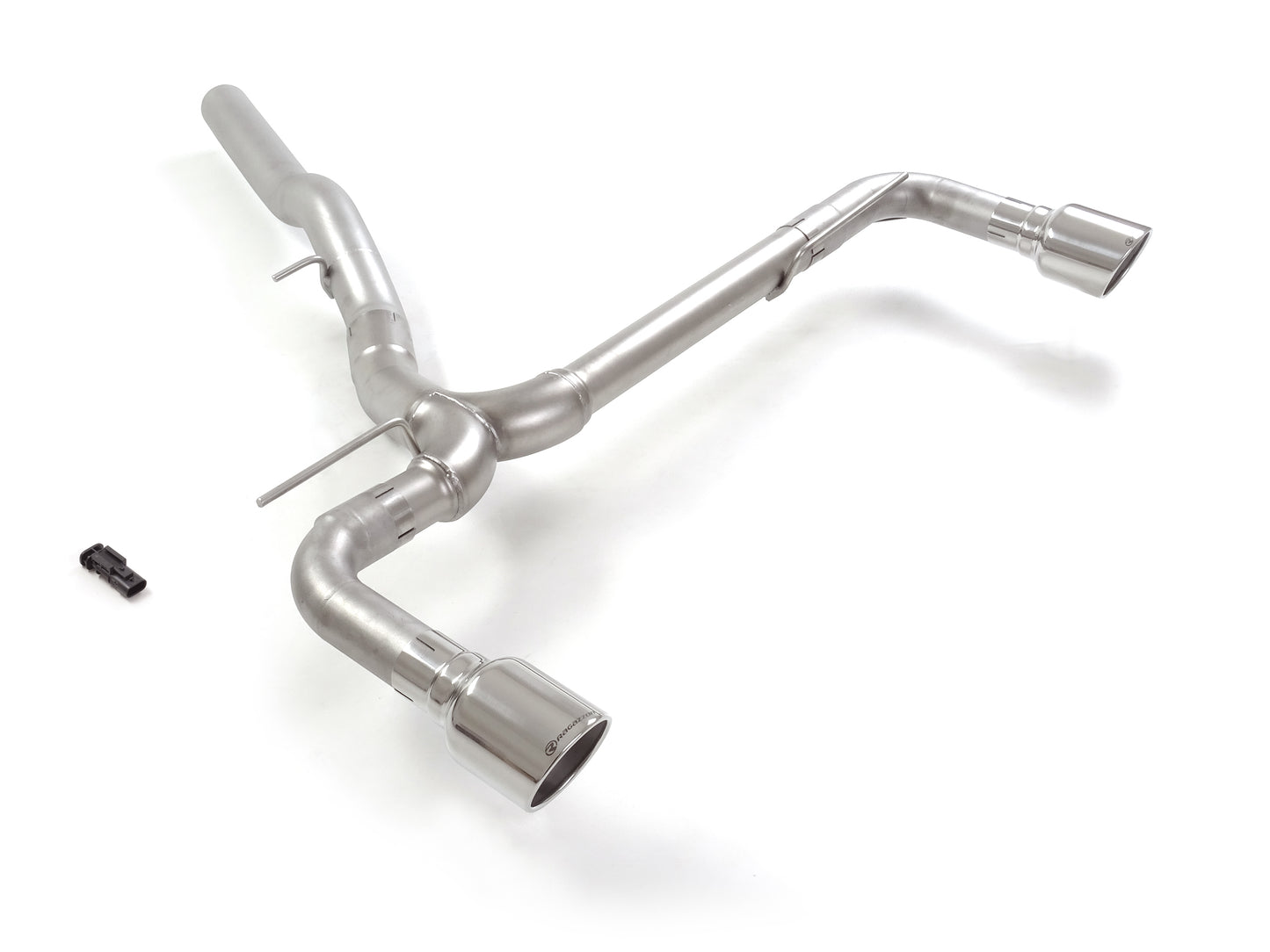 RACING Endschalldämpfer-Ersatzrohr mit links/rechts je 1 Endrohr 102mm rund Sportline, KEINE (EG-) GENEHMIGUNG!