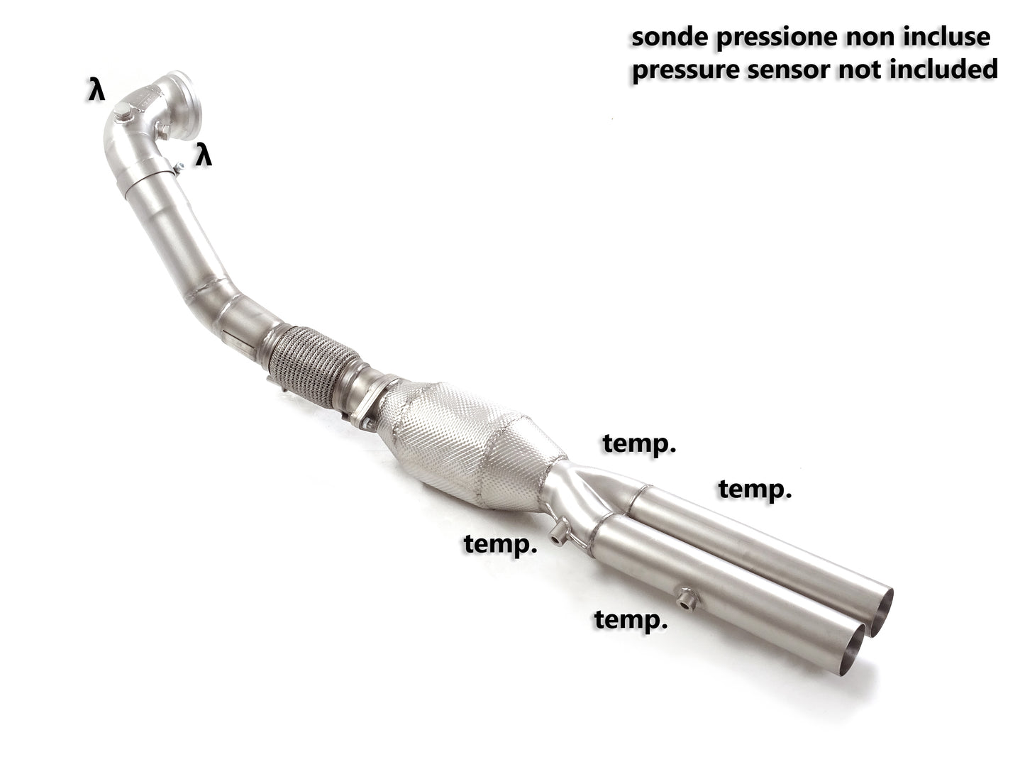 RACING Metallkat mit 200 Zellen mit Partikelfilter-Entfernung, KEINE (EG-) GENEHMIGUNG!