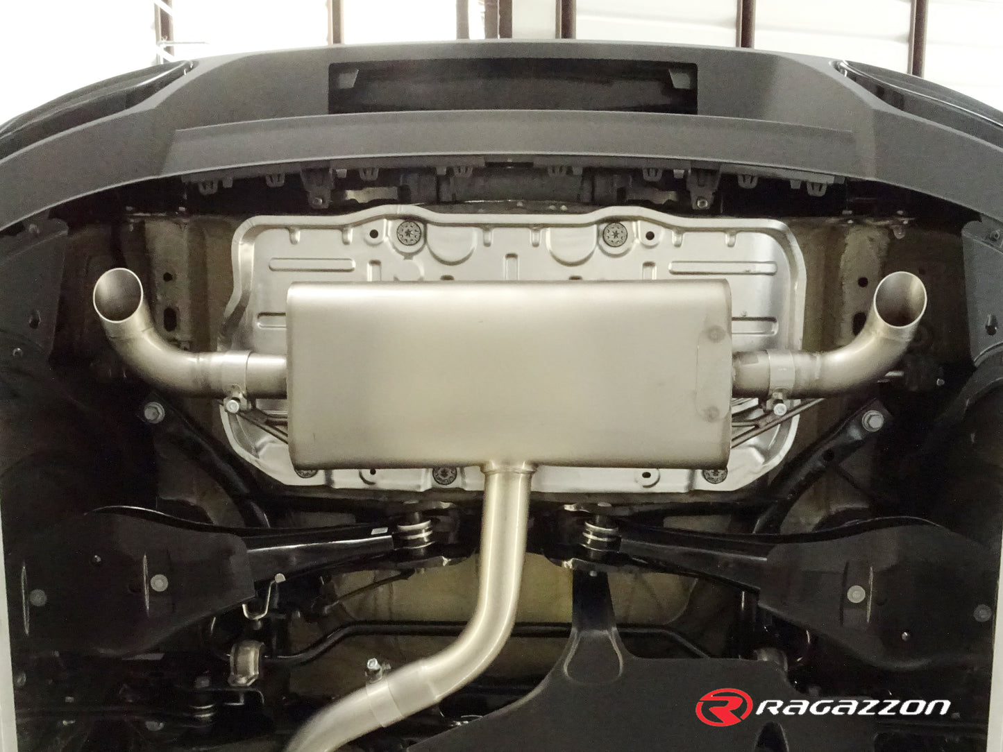 Sportschalldämpfer mittig für links/rechts Anlage (ohne Endrohre), inkl. (EG-) GENEHMIGUNG!