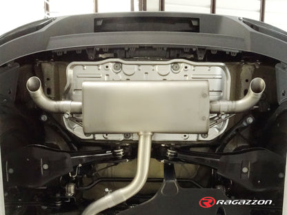 Sportschalldämpfer mittig für links/rechts Anlage (ohne Endrohre), inkl. (EG-) GENEHMIGUNG!