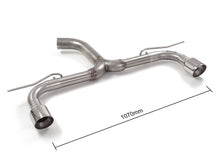 RACING Endschalldämpfer-Ersatzrohr mit links/rechts je 1 Endrohr 102mm rund Sportline, KEINE (EG-) GENEHMIGUNG!