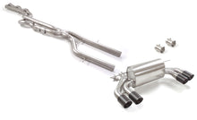 RACING OPF-Back-Anlage mit links/rechts je 2 Endrohren 90mm rund Carbon Shot versetzt, mit integrierten Klappen, KEINE (EG-) GENEHMIGUNG!