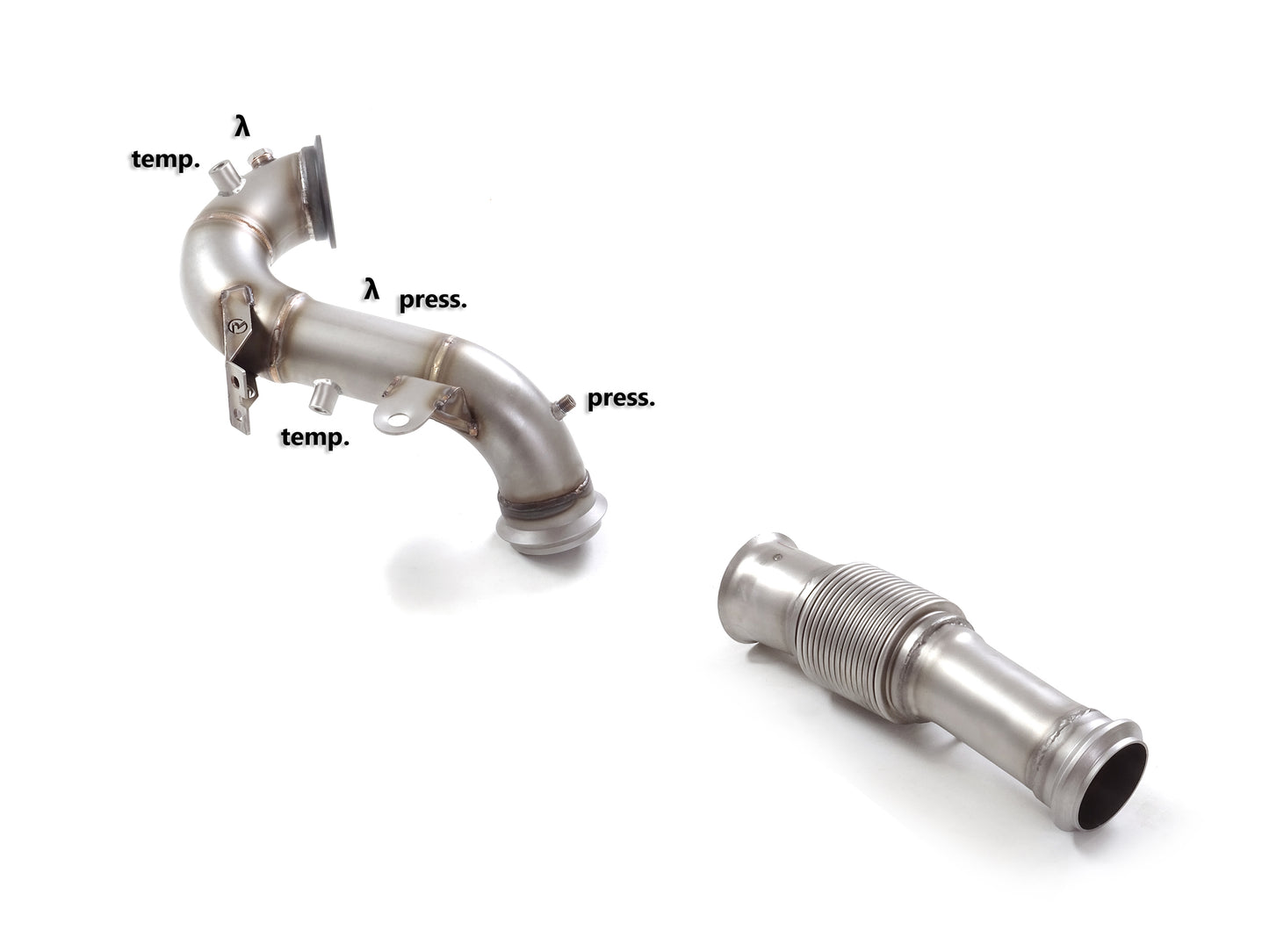 RACING KAT-Ersatzrohr mit Partikelfilter-Entfernung, KEINE (EG-) GENEHMIGUNG!