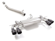 Sportschalldämpfer mit links/rechts je 2 Endrohren 102mm rund Sportline black mit integrierten Klappen, inkl. (EG-) GENEHMIGUNG!