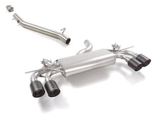 Sportschalldämpfer mit links/rechts je 2 Endrohren 100mm rund Carbon Shot mit integrierten Klappen, inkl. (EG-) GENEHMIGUNG!