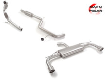 RACING Anlage mit links/rechts je 1 Endrohr 102mm rund Sportline, KEINE (EG-) GENEHMIGUNG!