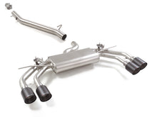 Sportschalldämpfer mit links/rechts je 2 Endrohren 100mm rund Carbon Shot, inkl. Mittelrohr, mit integrierten Klappen, inkl. (EG-) GENEHMIGUNG!