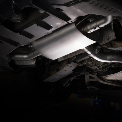 Sportschalldämpfer mittig für links/rechts Anlage passend auf Serienblende, inkl. (EG-) GENEHMIGUNG!