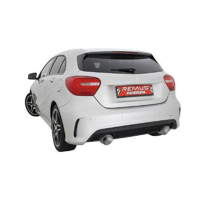 Sportschalldämpfer mittig mit li/re je 1 Endrohr Ø 127 mm schräg, inkl. (EG-) GENEHMIGUNG!