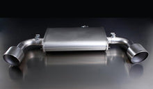 Sportschalldämpfer mittig mit li/re je 1 Endrohr Ø 127 mm schräg, inkl. (EG-) GENEHMIGUNG!