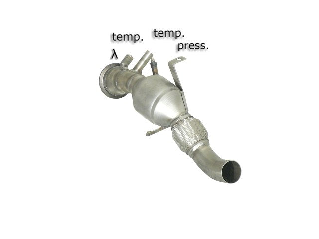 RACING Katalysator + Partikelfilter-Ersatzrohr, KEINE (EG-) GENEHMIGUNG!