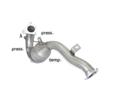 RACING Katalysator + Partikelfilter-Ersatzrohr, lange Version, KEINE (EG-) GENEHMIGUNG!