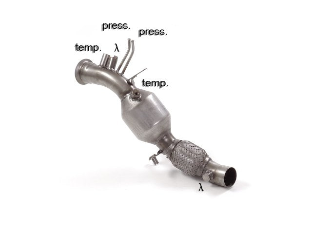 RACING Katalysator + Partikelfilter-Ersatzrohr, KEINE (EG-) GENEHMIGUNG!