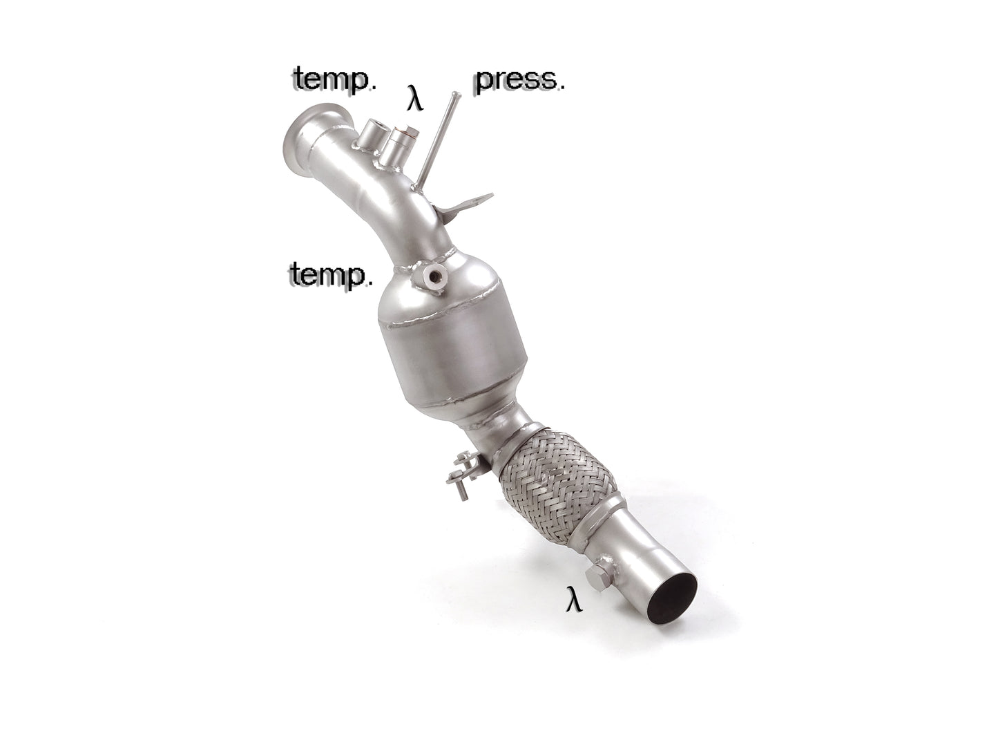 RACING Katalysator + Partikelfilter-Ersatzrohr, KEINE (EG-) GENEHMIGUNG!