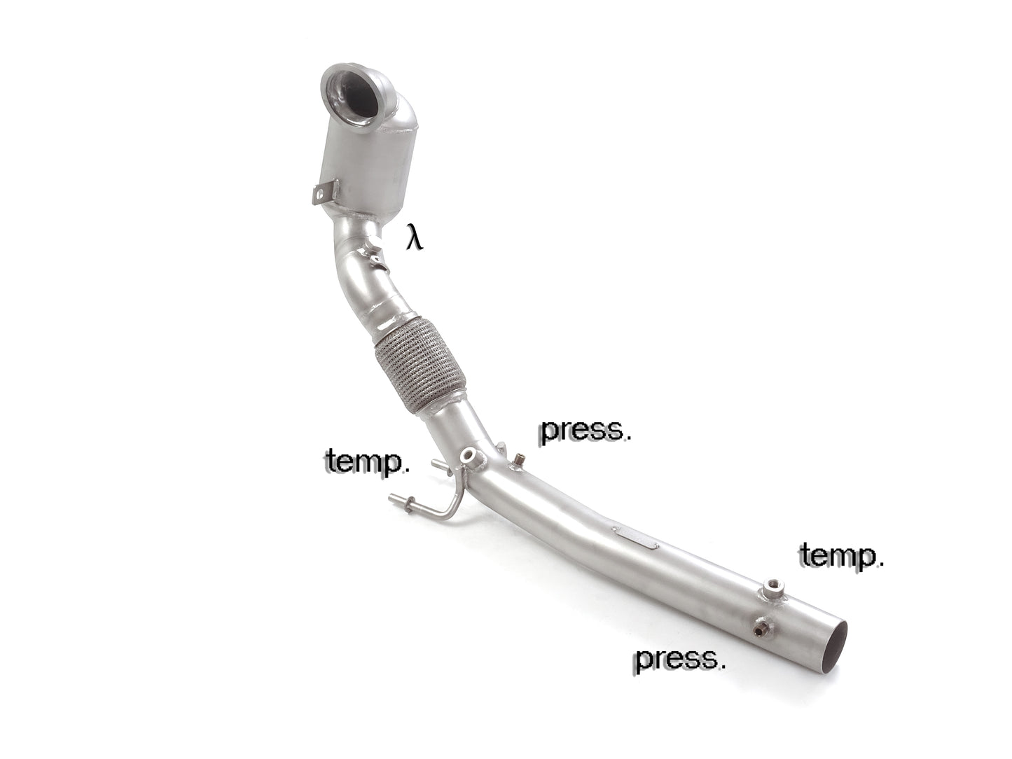 RACING Metallkat 200 Zellen mit Otto-Partikelfilter-Entfernung, KEINE (EG-) GENEHMIGUNG!