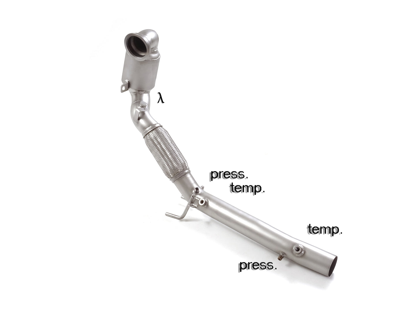 RACING Metallkat 200 Zellen mit Otto-Partikelfilter-Entfernung, KEINE (EG-) GENEHMIGUNG!