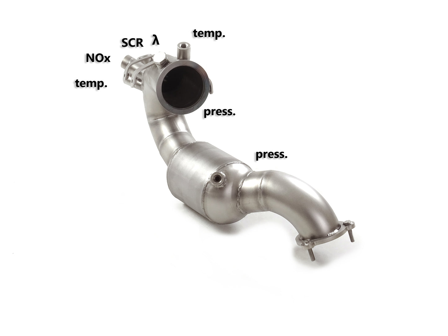 RACING Katalysator + Partikelfilter-Ersatzrohr, KEINE (EG-) GENEHMIGUNG!