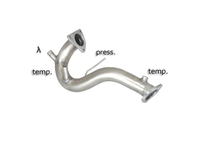 RACING KAT-Ersatzrohr + Partikelfilter-Ersatzrohr, kurze Version, KEINE (EG-) GENEHMIGUNG!