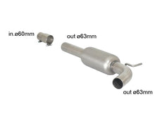RACING Mittelschalldämpfer, KEINE (EG-) GENEHMIGUNG!