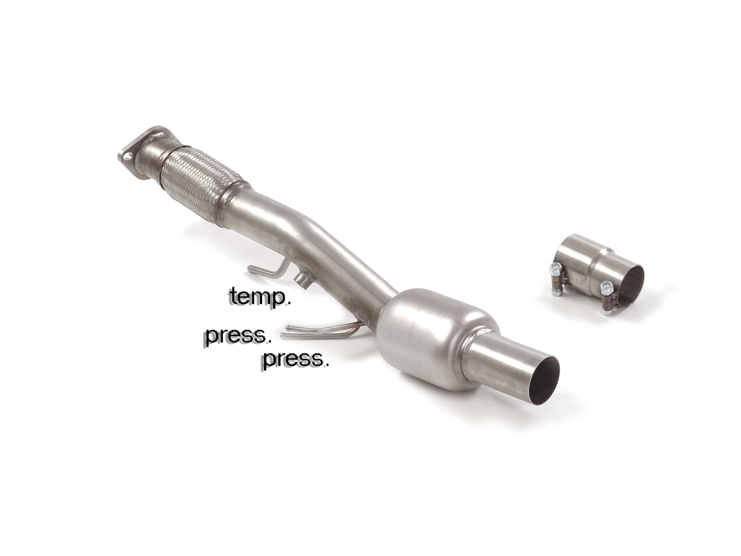 RACING Vorschalldämpfer für Otto-Partikelfilter-Ersatz, KEINE (EG-) GENEHMIGUNG!