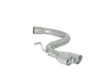 RACING Endschalldämpfer-Ersatzrohr mit 2 Endrohren 70mm rund Sportline versetzt, KEINE (EG-) GENEHMIGUNG!