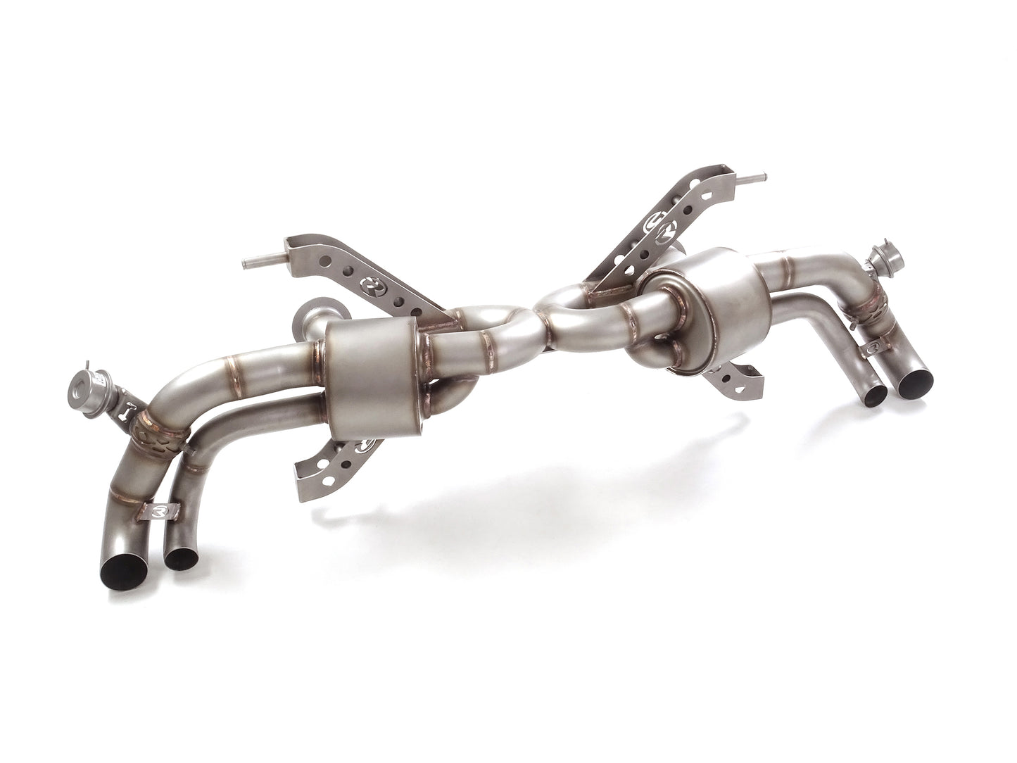 RACING Sportschalldämpfer (ohne Endrohre), mit pneumatischen Abgasklappen, KEINE (EG-) GENEHMIGUNG!