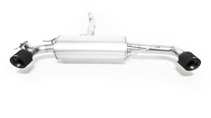 Sportschalldämpfer mittig für links/rechts Anlage (ohne Endrohre), mit 1er integrierten Klappe, inkl. (EG-) GENEHMIGUNG!