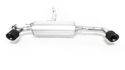 Sportschalldämpfer mittig für links/rechts Anlage (ohne Endrohre), mit 1er integrierten Klappe, inkl. (EG-) GENEHMIGUNG!