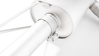 RACING Sportschalldämpfer mittig für links/rechts Anlage (ohne Endrohre), mit 1er integrierten Klappe, KEINE (EG-) GENEHMIGUNG!