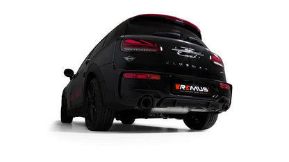 RACING Sportschalldämpfer mittig für links/rechts Anlage (ohne Endrohre), mit 1er integrierten Klappe, KEINE (EG-) GENEHMIGUNG!