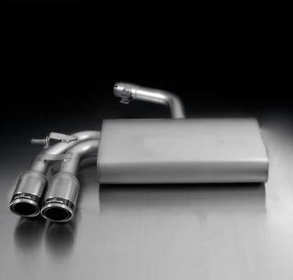 Sportschalldämpfer mit 2 Endrohren Ø 84 mm Carbon Race, inkl. (EG-) GENEHMIGUNG!